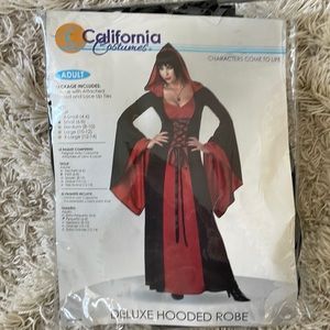 Women's costume robe with hood
